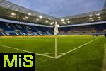 10.10.2025, Fussball WM-Qualifikation Europa 2025/26, 7.Spieltag,  Deutschland - Luxemburg, in der PreZero-Arena (Sinsheim). Eckfahnen sind mit dem Logo des DFB mit dem Bundesadler bedruckt.