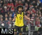 18.10.2025, Fussball Bundesliga 2025/2026, 7.Spieltag, FC Bayern Mnchen - Borussia Dortmund, in der Allianz-Arena Mnchen,  Karim Adeyemi (Borussia Dortmund) ist unzufrieden.


