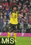 18.10.2025, Fussball Bundesliga 2025/2026, 7.Spieltag, FC Bayern Mnchen - Borussia Dortmund, in der Allianz-Arena Mnchen,  Karim Adeyemi (Borussia Dortmund) ist unzufrieden.


