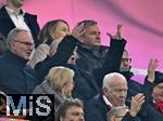 18.10.2025, Fussball Bundesliga 2025/2026, 7.Spieltag, FC Bayern Mnchen - Borussia Dortmund, in der Allianz-Arena Mnchen,  Ehren-Prsident Uli Hoene (FC Bayern Mnchen, Hoeness) regt sich auf.


