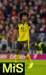 18.10.2025, Fussball Bundesliga 2025/2026, 7.Spieltag, FC Bayern Mnchen - Borussia Dortmund, in der Allianz-Arena Mnchen, Karim Adeyemi (Borussia Dortmund) in Rage.