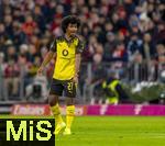 18.10.2025, Fussball Bundesliga 2025/2026, 7.Spieltag, FC Bayern Mnchen - Borussia Dortmund, in der Allianz-Arena Mnchen, Karim Adeyemi (Borussia Dortmund) in Rage.