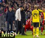 18.10.2025, Fussball Bundesliga 2025/2026, 7.Spieltag, FC Bayern Mnchen - Borussia Dortmund, in der Allianz-Arena Mnchen, Trainer Niko Kovac (Borussia Dortmund) schimpft auf Schiedsrichter Bastian Dankert 