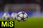 22.10.2025,  Fussball UEFA Championsleague 2025/2026: Vorrunde 3.Spieltag, FC Bayern Mnchen - Club Brgge, in der Allianz-Arena Mnchen. Der Spielball FINALE von Adidas 