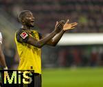 31.10.2025, Fussball 1. Bundesliga 2025/2026, 9.Spieltag, FC Augsburg - Borussia Dortmund, in der WWK-Arena Augsburg. Serhou Yadaly Guirassy (Borussia Dortmund) in Rage 

