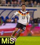 14.11.2025, Fussball WM-Qualifikation Europa 2025/26, 9.Spieltag,  Luxemburg - Deutschland, im Stade de Luxembourg (Croix de Gasperich, Luxemburg), Felix Nmecha (Deutschland) am Ball 