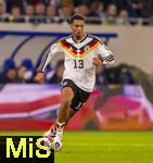 14.11.2025, Fussball WM-Qualifikation Europa 2025/26, 9.Spieltag,  Luxemburg - Deutschland, im Stade de Luxembourg (Croix de Gasperich, Luxemburg), Felix Nmecha (Deutschland) am Ball 