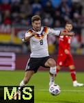 14.11.2025, Fussball WM-Qualifikation Europa 2025/26, 9.Spieltag,  Luxemburg - Deutschland, im Stade de Luxembourg (Croix de Gasperich, Luxemburg), Leon Goretzka (Deutschland) am Ball 