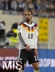 14.11.2025, Fussball WM-Qualifikation Europa 2025/26, 9.Spieltag,  Luxemburg - Deutschland, im Stade de Luxembourg (Croix de Gasperich, Luxemburg), Leroy Sane (Deutschland) nachdenklich 