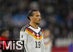 14.11.2025, Fussball WM-Qualifikation Europa 2025/26, 9.Spieltag,  Luxemburg - Deutschland, im Stade de Luxembourg (Croix de Gasperich, Luxemburg), Leroy Sane (Deutschland) nachdenklich 