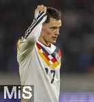 14.11.2025, Fussball WM-Qualifikation Europa 2025/26, 9.Spieltag,  Luxemburg - Deutschland, im Stade de Luxembourg (Croix de Gasperich, Luxemburg), Florian Wirtz (Deutschland) nachdenklich 