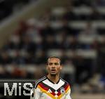 14.11.2025, Fussball WM-Qualifikation Europa 2025/26, 9.Spieltag,  Luxemburg - Deutschland, im Stade de Luxembourg (Croix de Gasperich, Luxemburg), Leroy Sane (Deutschland) nachdenklich 