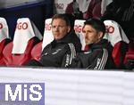 17.11.2025, Fussball WM-Qualifikation Europa 2025/26, 10.Spieltag,  Deutschland - Slowakei, in der Red-Bull-Arena Leipzig (Deutschland). National-Trainer Julian Nagelsmann (Deutschland) ist vor dem Spiel  nachdenklich