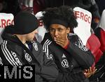 17.11.2025, Fussball WM-Qualifikation Europa 2025/26, 10.Spieltag,  Deutschland - Slowakei, in der Red-Bull-Arena Leipzig (Deutschland). Karim Adeyemi (Deutschland) auf der Ersatzbank.