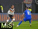 17.11.2025, Fussball WM-Qualifikation Europa 2025/26, 10.Spieltag,  Deutschland - Slowakei, in der Red-Bull-Arena Leipzig (Deutschland). v.l. Leroy Sane (Deutschland) gegen David Hancko (Slowakei) 