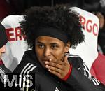 17.11.2025, Fussball WM-Qualifikation Europa 2025/26, 10.Spieltag,  Deutschland - Slowakei, in der Red-Bull-Arena Leipzig (Deutschland). Karim Adeyemi (Deutschland) nachdenklich.