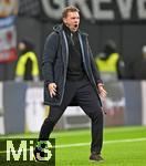 17.11.2025, Fussball WM-Qualifikation Europa 2025/26, 10.Spieltag,  Deutschland - Slowakei, in der Red-Bull-Arena Leipzig (Deutschland). National-Trainer Julian Nagelsmann (Deutschland) jubelt.