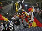 17.11.2025, Fussball WM-Qualifikation Europa 2025/26, 10.Spieltag,  Deutschland - Slowakei, in der Red-Bull-Arena Leipzig (Deutschland). Die Fans feiern