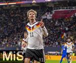 17.11.2025, Fussball WM-Qualifikation Europa 2025/26, 10.Spieltag,  Deutschland - Slowakei, in der Red-Bull-Arena Leipzig (Deutschland). Torjubel Nick Woltemade (Deutschland) 