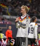 17.11.2025, Fussball WM-Qualifikation Europa 2025/26, 10.Spieltag,  Deutschland - Slowakei, in der Red-Bull-Arena Leipzig (Deutschland). Torjubel Nick Woltemade (Deutschland) 