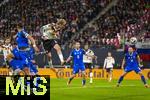 17.11.2025, Fussball WM-Qualifikation Europa 2025/26, 10.Spieltag,  Deutschland - Slowakei, in der Red-Bull-Arena Leipzig (Deutschland). Kopfballtor von Nick Woltemade (Deutschland) zum 1:0 