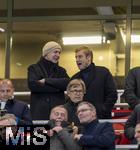 17.11.2025, Fussball WM-Qualifikation Europa 2025/26, 10.Spieltag,  Deutschland - Slowakei, in der Red-Bull-Arena Leipzig (Deutschland). Ehrentrib�ne, oben v.li:  DFB Pr�sident Bernd Neuendorf (Deutschland), Holger Blask, Gesch�ftsf�hrer Deutscher Fu�ballbund, 