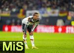 17.11.2025, Fussball WM-Qualifikation Europa 2025/26, 10.Spieltag,  Deutschland - Slowakei, in der Red-Bull-Arena Leipzig (Deutschland). Leroy Sane (Deutschland) nachdenklich 