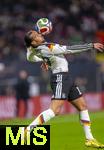17.11.2025, Fussball WM-Qualifikation Europa 2025/26, 10.Spieltag,  Deutschland - Slowakei, in der Red-Bull-Arena Leipzig (Deutschland). Leroy Sane (Deutschland) am Ball 