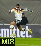 17.11.2025, Fussball WM-Qualifikation Europa 2025/26, 10.Spieltag,  Deutschland - Slowakei, in der Red-Bull-Arena Leipzig (Deutschland). Leroy Sane (Deutschland) am Ball 