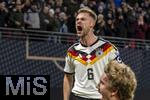 17.11.2025, Fussball WM-Qualifikation Europa 2025/26, 10.Spieltag,  Deutschland - Slowakei, in der Red-Bull-Arena Leipzig (Deutschland). Joshua Kimmich (Deutschland) jubelt 