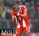 22.11.2025, Fussball Bundesliga 2025/2026, 11.Spieltag, FC Bayern M�nchen - SC Freiburg, in der Allianz-Arena M�nchen,   Nicolas Jackson (FC Bayern M�nchen)  Torjubel nach dem 5:2

