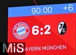 22.11.2025, Fussball Bundesliga 2025/2026, 11.Spieltag, FC Bayern M�nchen - SC Freiburg, in der Allianz-Arena M�nchen,  6:2 nach 90 Minuten


