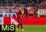 22.11.2025, Fussball Bundesliga 2025/2026, 11.Spieltag, FC Bayern M�nchen - SC Freiburg, in der Allianz-Arena M�nchen,  Lennart Karl (FC Bayern M�nchen) unzufrieden,