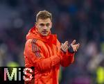 22.11.2025, Fussball Bundesliga 2025/2026, 11.Spieltag, FC Bayern M�nchen - SC Freiburg, in der Allianz-Arena M�nchen, Joshua Kimmich (FC Bayern M�nchen) Schlussjubel