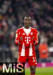 22.11.2025, Fussball Bundesliga 2025/2026, 11.Spieltag, FC Bayern M�nchen - SC Freiburg, in der Allianz-Arena M�nchen, Torjubel Nicolas Jackson (FC Bayern M�nchen) 