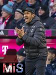 22.11.2025, Fussball Bundesliga 2025/2026, 11.Spieltag, FC Bayern M�nchen - SC Freiburg, in der Allianz-Arena M�nchen, Trainer Julian Schuster (SC Freiburg) in Rage 