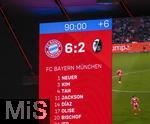 22.11.2025, Fussball Bundesliga 2025/2026, 11.Spieltag, FC Bayern M�nchen - SC Freiburg, in der Allianz-Arena M�nchen, Endstand 6:2 f�r die Bayern