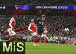 26.11.2025,  Fussball UEFA Championsleague 2025/2026: Vorrunde 5.Spieltag, FC Arsenal - FC Bayern Mnchen, im Emirates-Stadion London (England) Lennart Karl (FC Bayern Mnchen) trifft zum 1:1.
  

