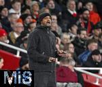 26.11.2025,  Fussball UEFA Championsleague 2025/2026: Vorrunde 5.Spieltag, FC Arsenal - FC Bayern M�nchen, im Emirates-Stadion London (England) Trainer Vincent Kompany (FC Bayern M�nchen) ist unzufrieden.
  

