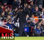 26.11.2025,  Fussball UEFA Championsleague 2025/2026: Vorrunde 5.Spieltag, FC Arsenal - FC Bayern M�nchen, im Emirates-Stadion London (England), Trainer Vincent Kompany (FC Bayern M�nchen) in Rage 