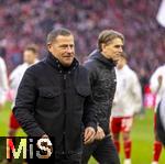 29.11.2025, Fussball Bundesliga 2025/2026, 12.Spieltag, FC Bayern M�nchen - FC St. Pauli, in der Allianz-Arena M�nchen, v.li: Sportvorstand Max Eberl (Bayern M�nchen) und Sportdirektor Christoph Freund (Bayern M�nchen) 