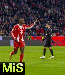 29.11.2025, Fussball Bundesliga 2025/2026, 12.Spieltag, FC Bayern M�nchen - FC St. Pauli, in der Allianz-Arena M�nchen, Torjubel,  Nicolas Jackson (FC Bayern M�nchen) 