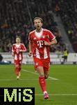 06.12.2025, Fussball Bundesliga 2025/2026, 13.Spieltag, VfB Stuttgart - FC Bayern Mnchen, in der MHP-Arena Stuttgart, Torjubel Harry Kane (FC Bayern Mnchen) 

