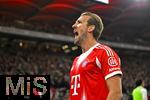 06.12.2025, Fussball Bundesliga 2025/2026, 13.Spieltag, VfB Stuttgart - FC Bayern Mnchen, in der MHP-Arena Stuttgart, Torjubel Harry Kane (FC Bayern Mnchen) 

