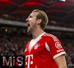 06.12.2025, Fussball Bundesliga 2025/2026, 13.Spieltag, VfB Stuttgart - FC Bayern Mnchen, in der MHP-Arena Stuttgart, Harry Kane (FC Bayern Mnchen) Torjubel 