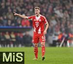 09.12.2025,  Fussball UEFA Championsleague 2025/2026: Vorrunde 6.Spieltag, FC Bayern Mnchen - Sporting Lissabon, in der Allianz-Arena Mnchen. Joshua Kimmich (FC Bayern Mnchen) gestikuliert.
  

