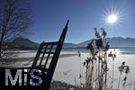 31.12.2025, Winterlandschaft bei F�ssen im Allg�u, am Hopfensee 