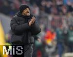 11.01.2026, Fussball Bundesliga 2025/2026, 16.Spieltag, FC Bayern M�nchen - VfL Wolfsburg, in der Allianz-Arena M�nchen, Trainer Vincent Kompany (FC Bayern M�nchen) in Rage