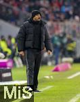11.01.2026, Fussball Bundesliga 2025/2026, 16.Spieltag, FC Bayern M�nchen - VfL Wolfsburg, in der Allianz-Arena M�nchen, Trainer Vincent Kompany (FC Bayern M�nchen) in Rage