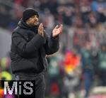 11.01.2026, Fussball Bundesliga 2025/2026, 16.Spieltag, FC Bayern M�nchen - VfL Wolfsburg, in der Allianz-Arena M�nchen, Trainer Vincent Kompany (FC Bayern M�nchen) in Rage